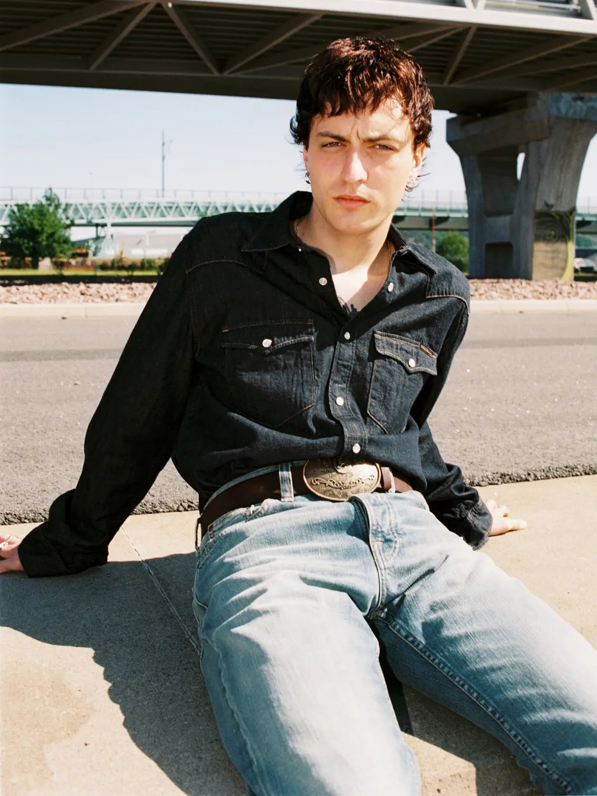 George Rinsed Denim Shirt