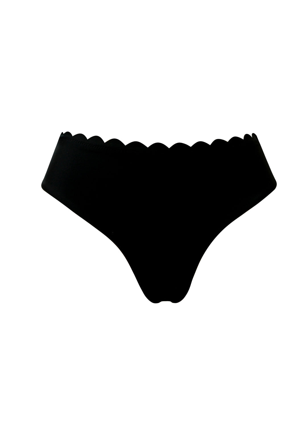 Venus mid rise bottom Black