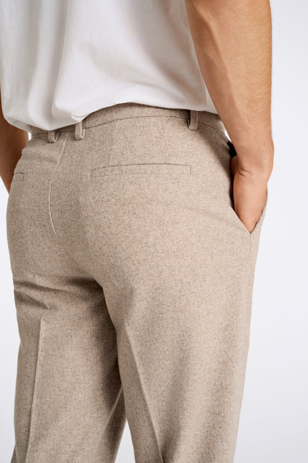 Flannel Wool blend formal pant