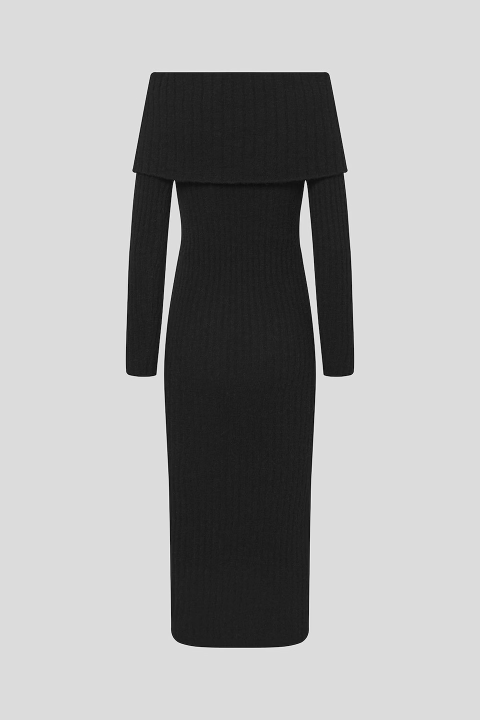 Leilani knitted dress black