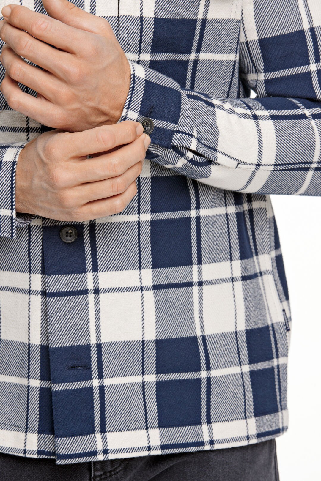 Checked overshirt