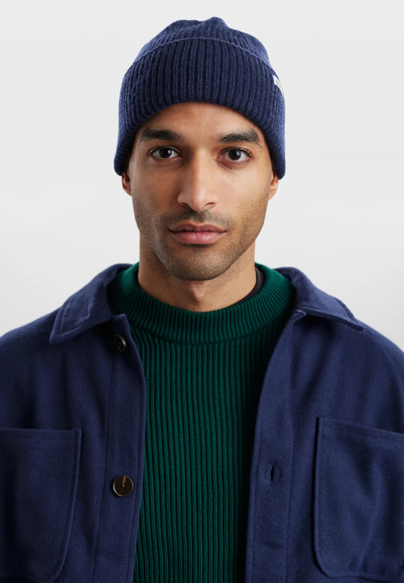 Wool Beanie Navy