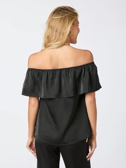 Kris heavy sateen top