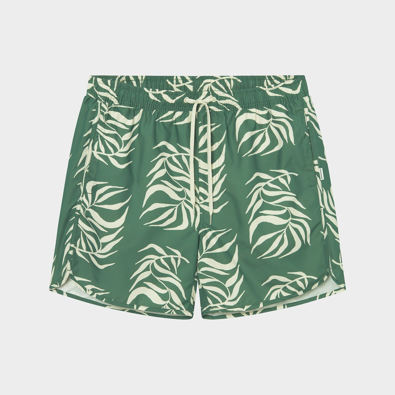 Swim shorts Sandhamn big leaf duck green