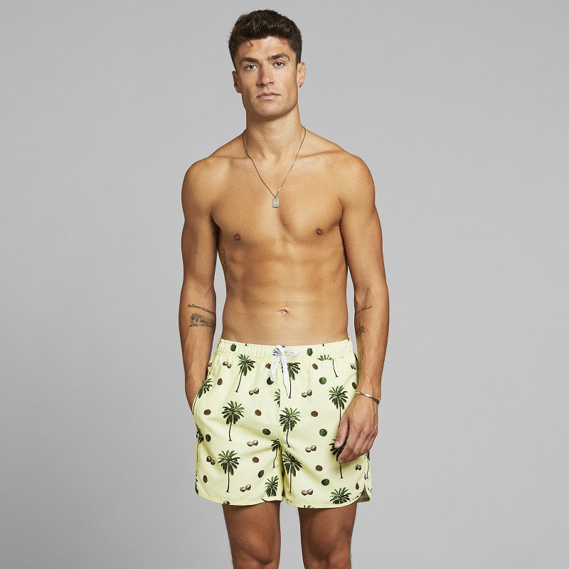 Swim shorts Sandhamn coconuts yellow