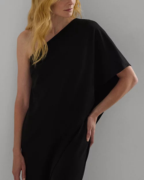 One shoulder jumpsuit black