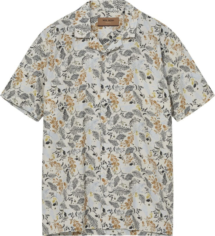 MMGJoel leaf SS shirt flower print