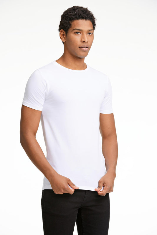 Lindberg- Stretch crew neck Tee white