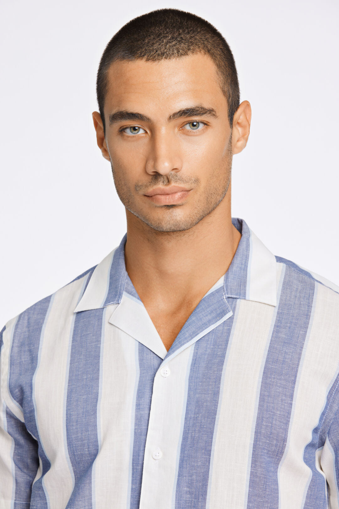 Lindbergh Linneskjorta dk blue