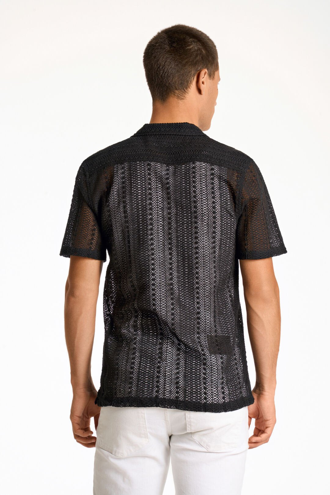 Lindbergh Causal skjorta svart