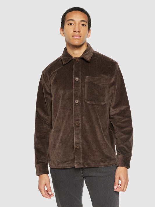 Stretched 8-Wales corduroy overshirt