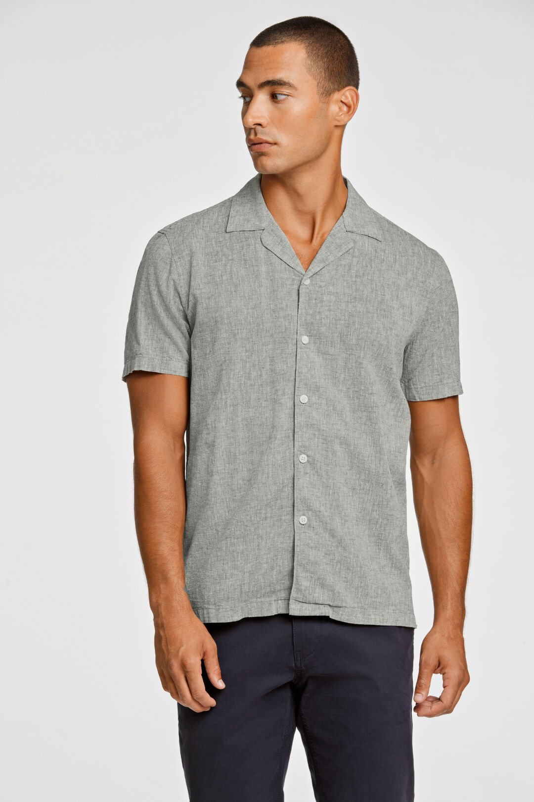 Lindbergh Linneskjorta Army