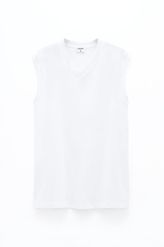 V-neck tank top