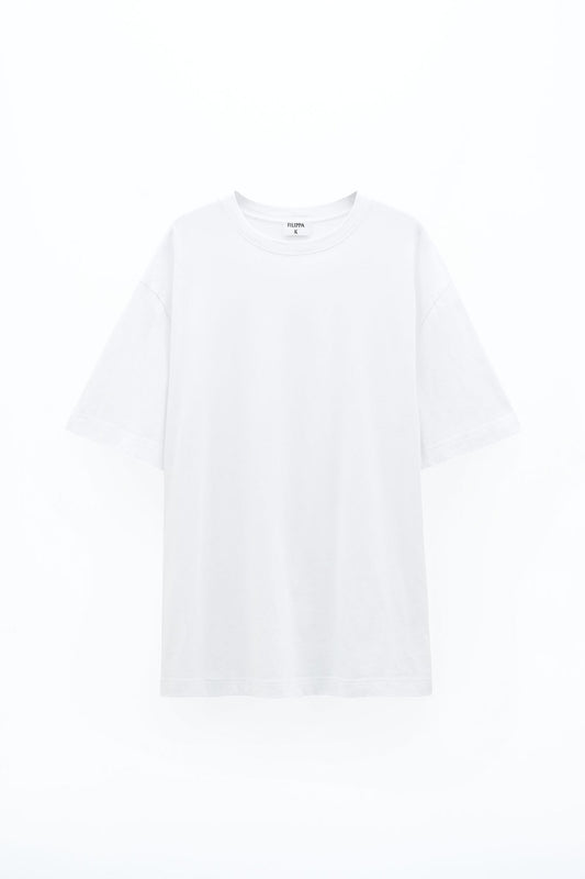 Crewneck tee white