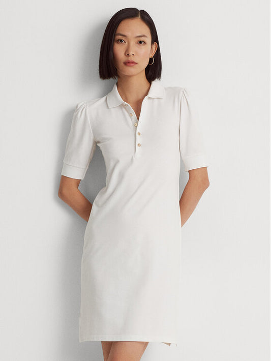 Polo dress white