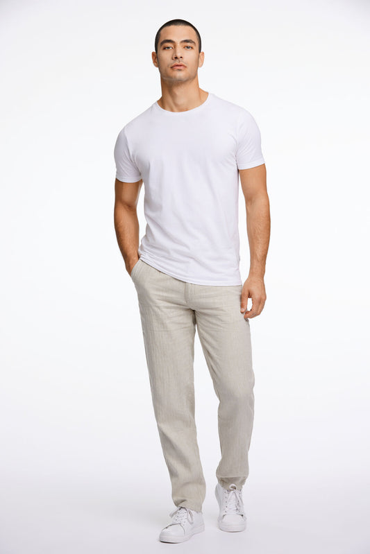 Lindbergh Linnebyxa Lt Stone