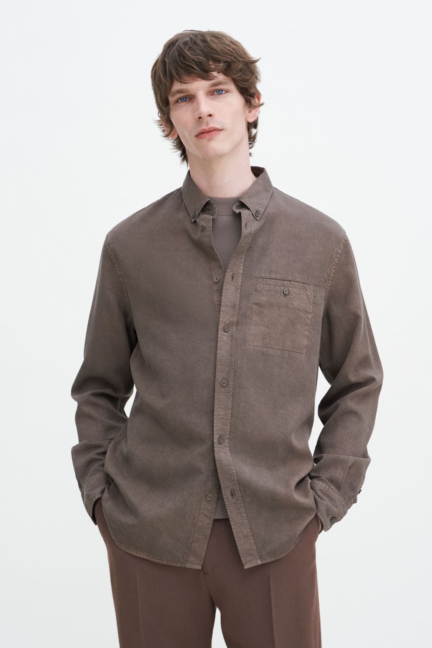 Zachary shirt Dark Sage