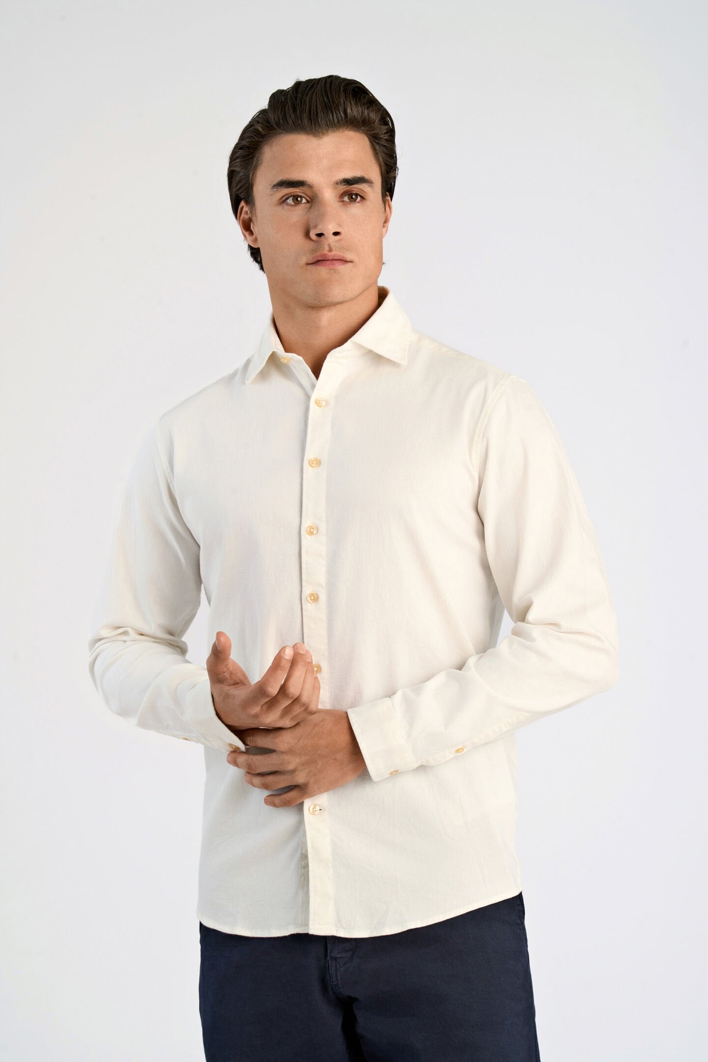 Casual skjorta relaxed fit Off White