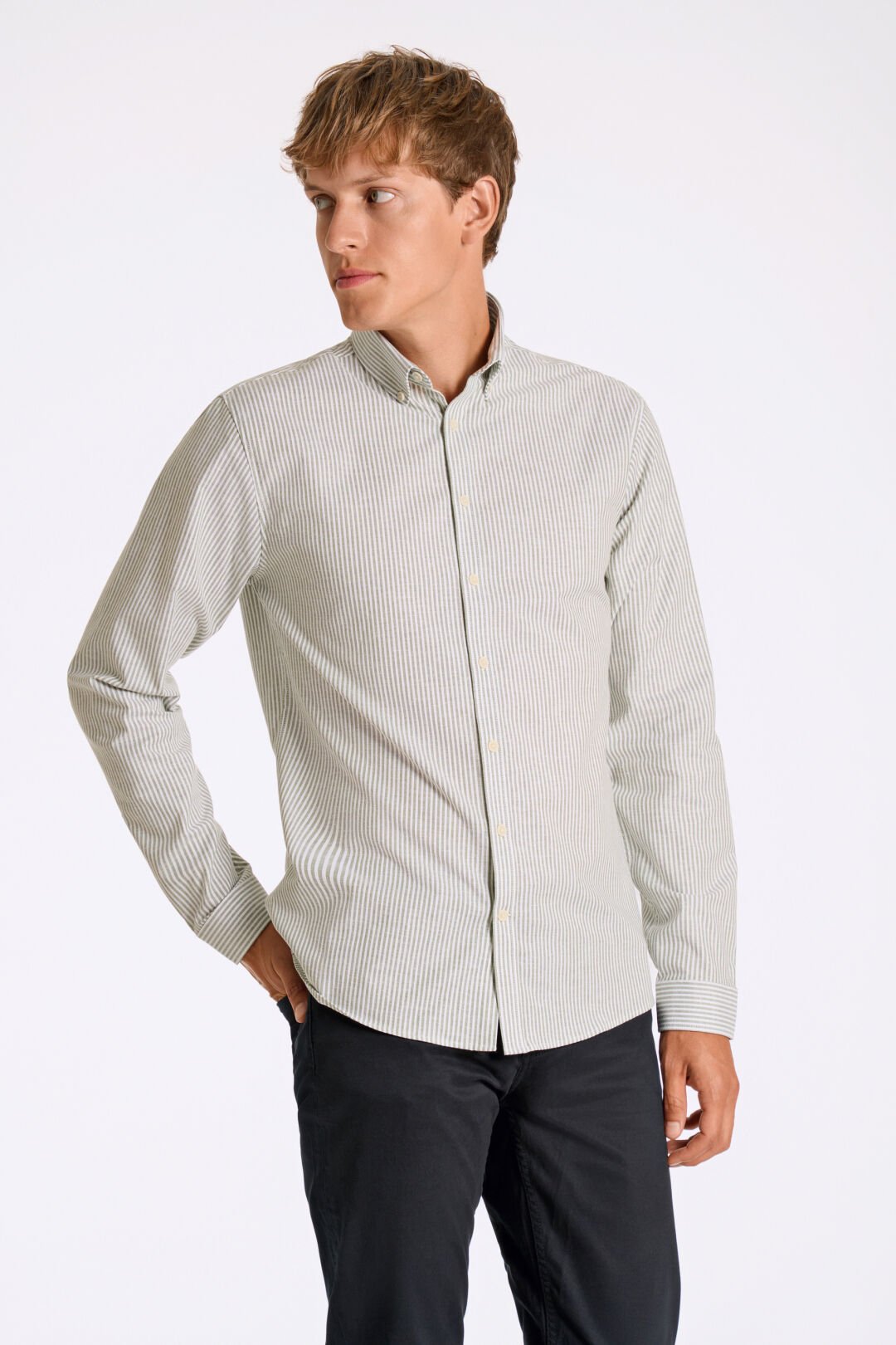 Oxford Skjorta Randig