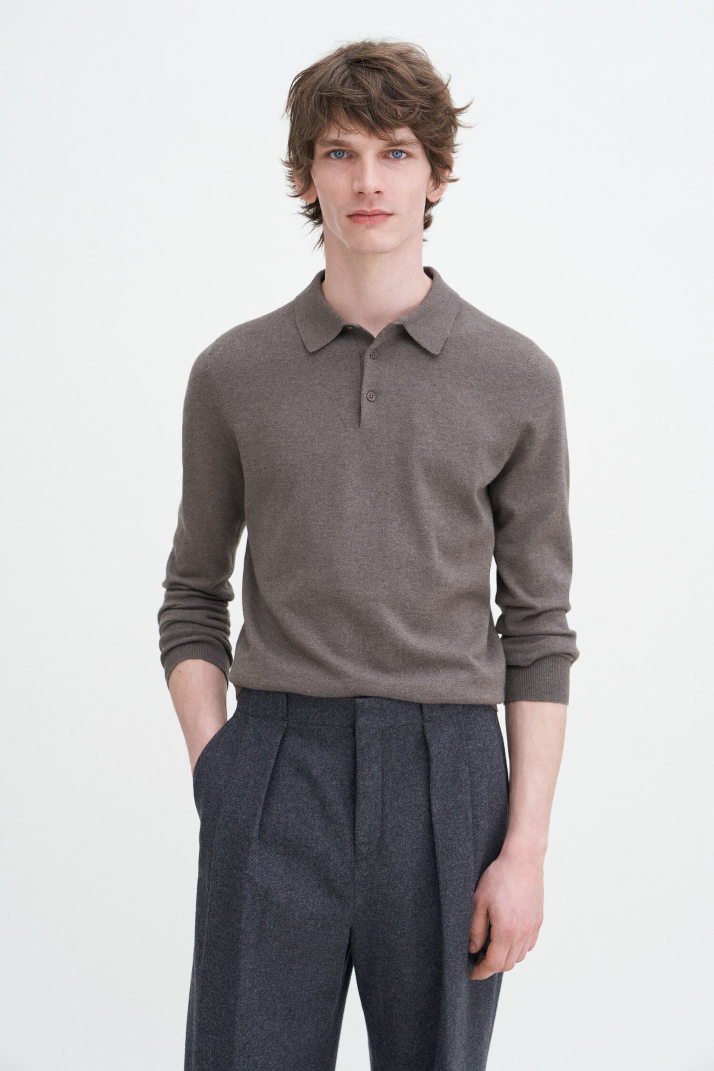 Knitted Poloshirt