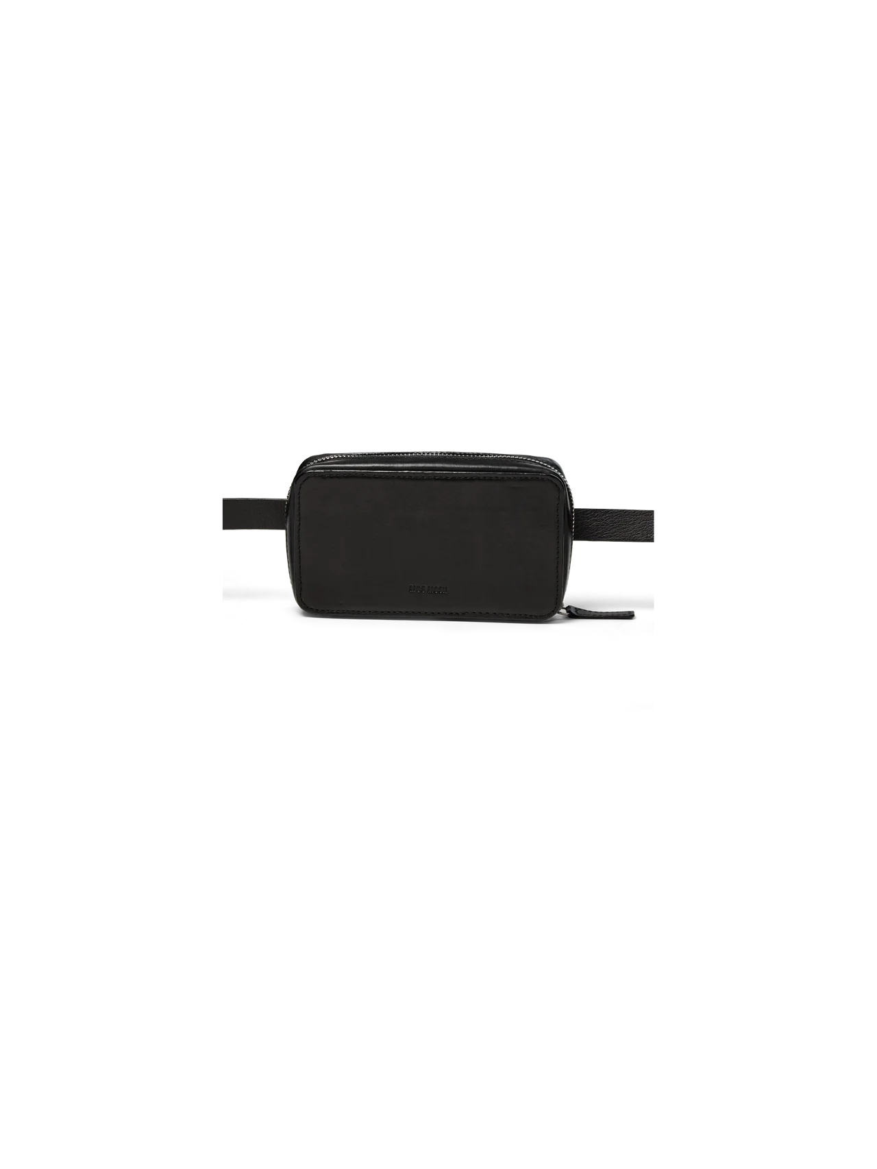 MMElin Läderbälte-Väska Svart