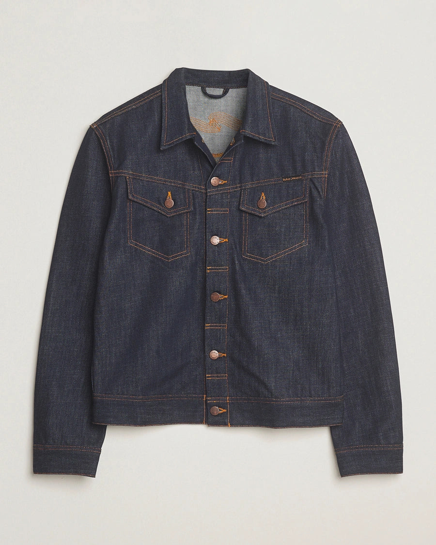 Conny Denim Jacket Dry Streaky Mid Blue
