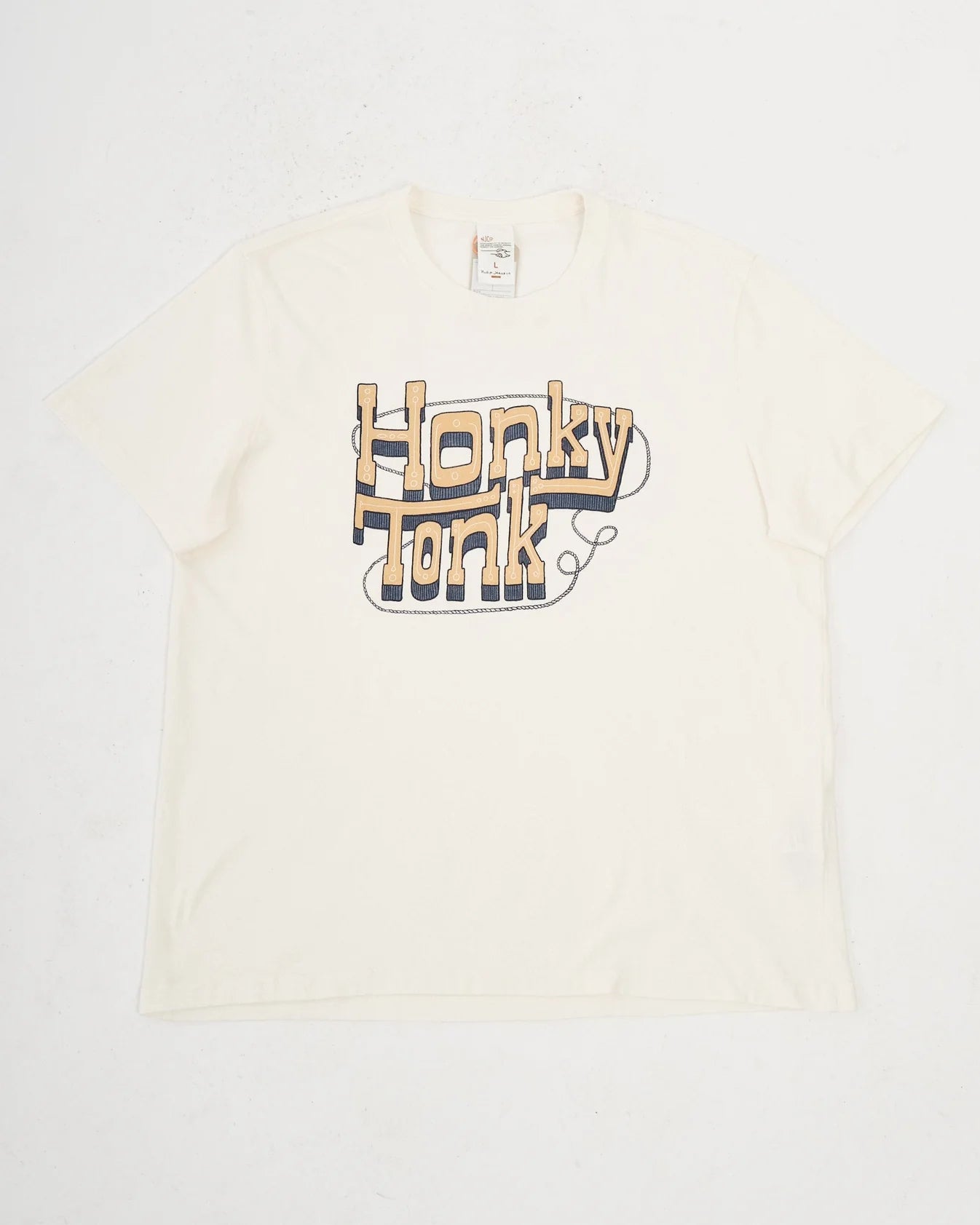 Roy Honky Tonk T-shirt Ecru