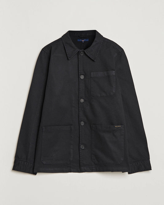 Barney Worker Overshirt Black