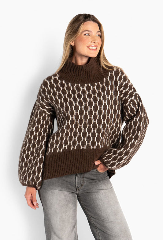 Hest - Fam New Pattern -dark earth