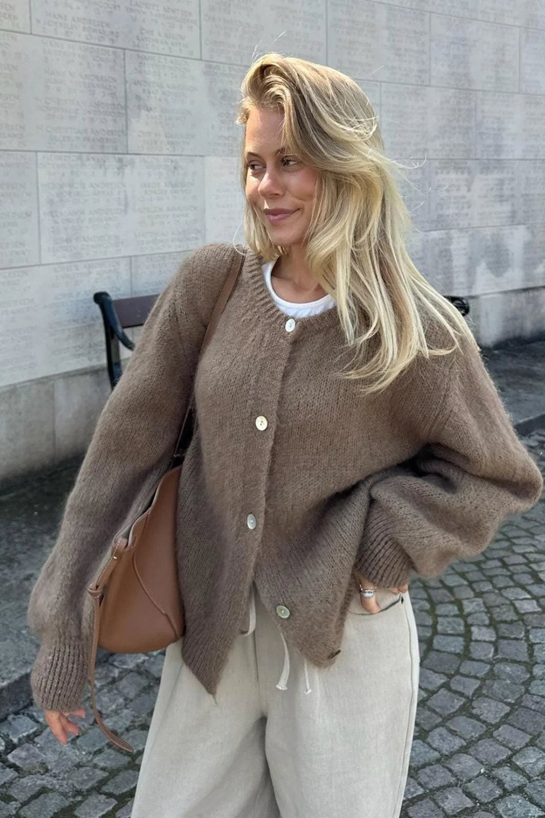 IDAIC CARDIGAN CAMEL