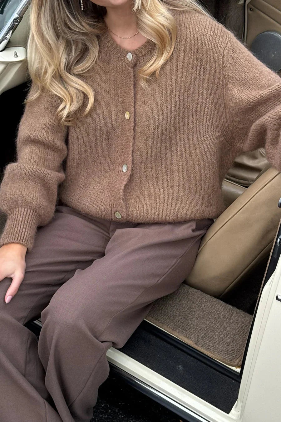 IDAIC CARDIGAN CAMEL