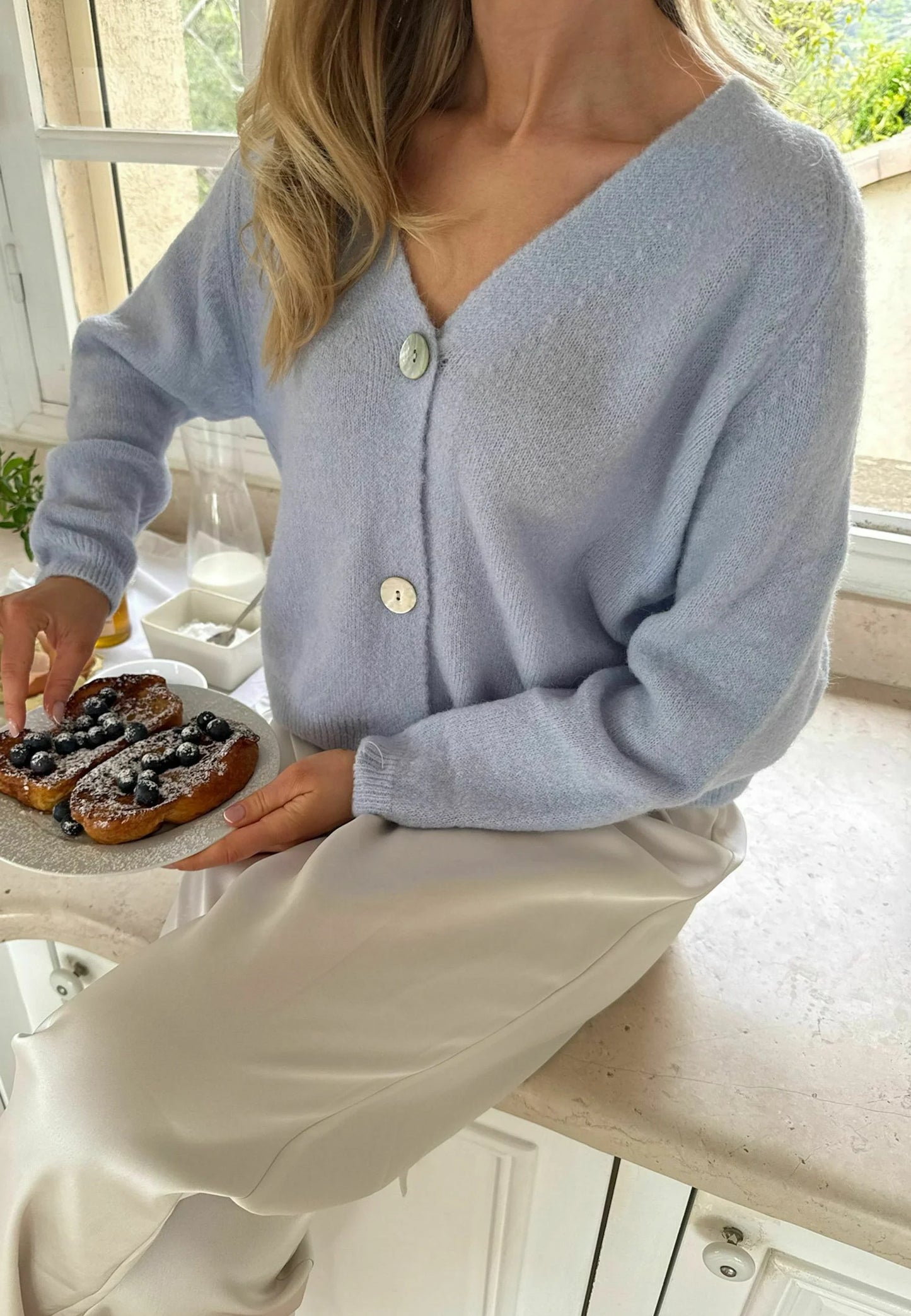 VICKY - Cardigan - blue