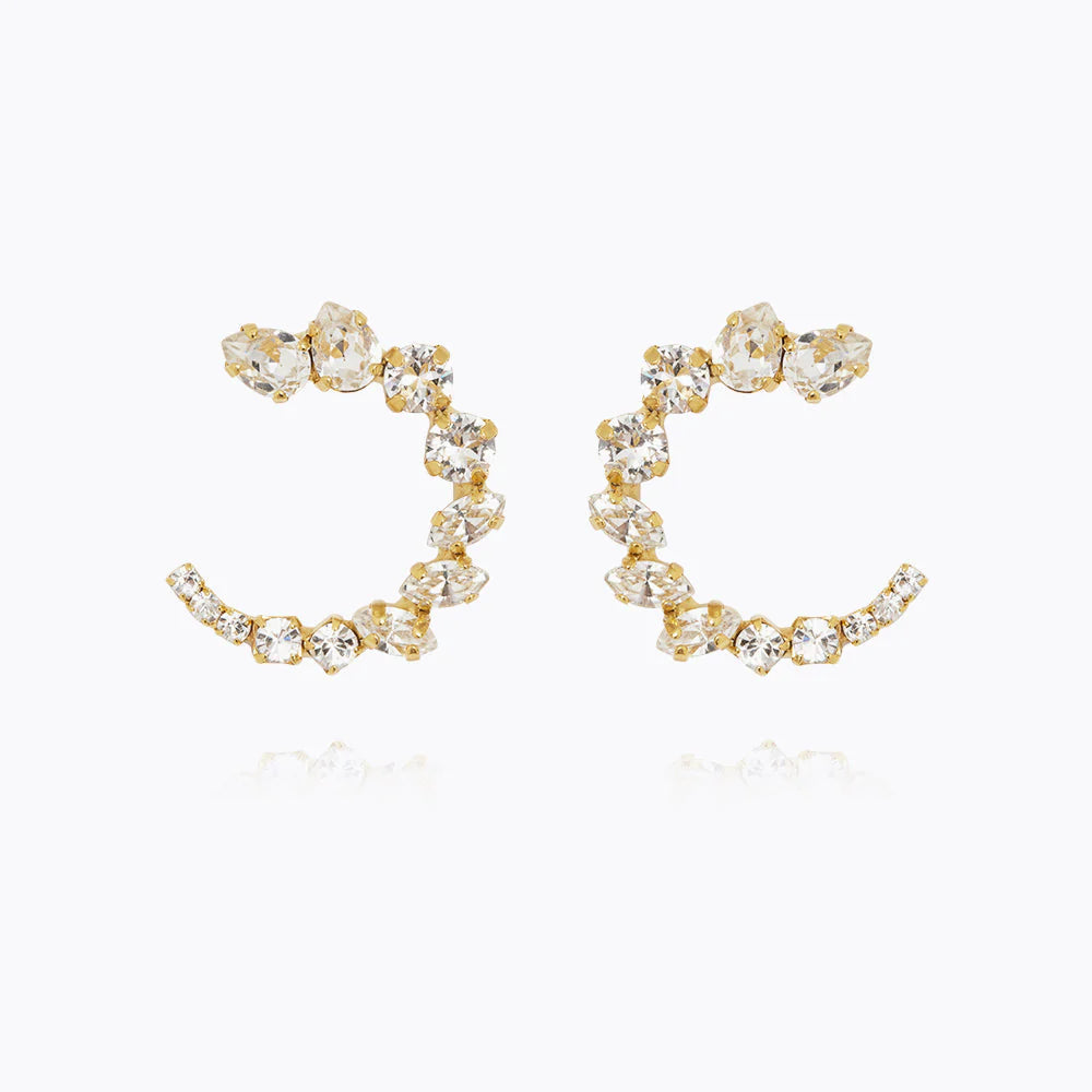 Mini Angie Earrings / Crystal