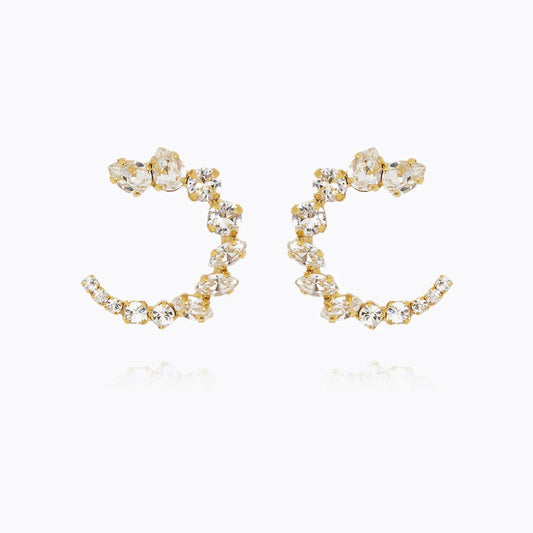 Mini Angie Earrings / Crystal