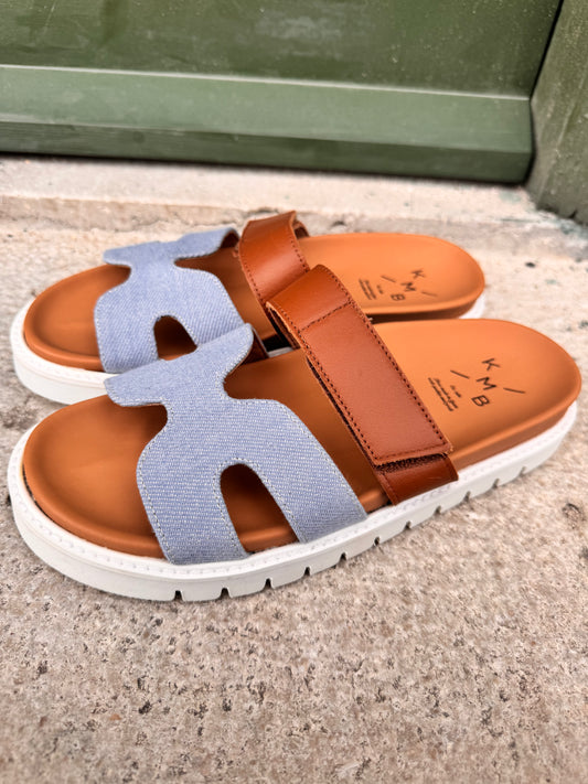 Lavado tofflor denim Kmb shoes