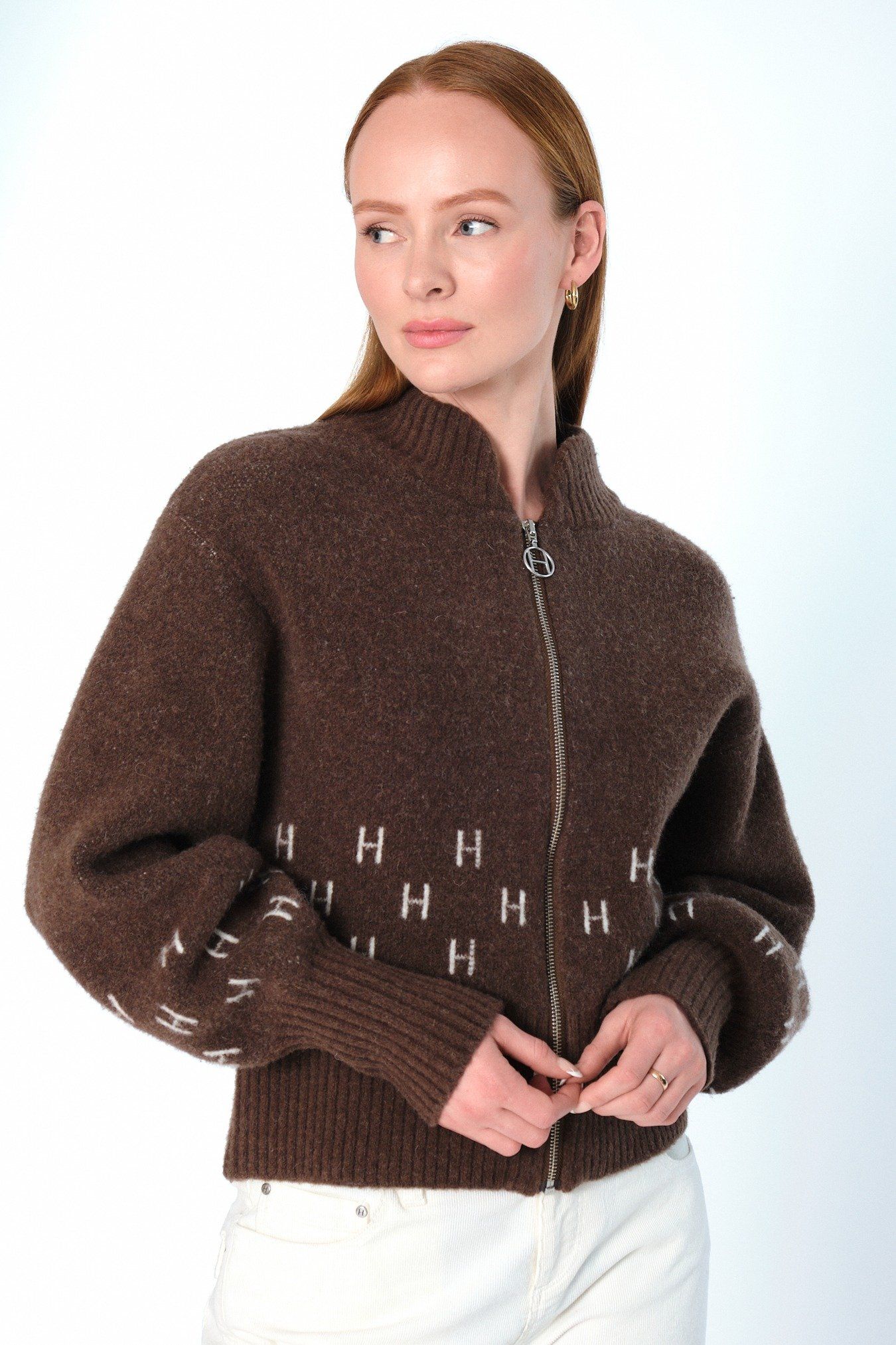 Märtha Short Jacket Dark Earth