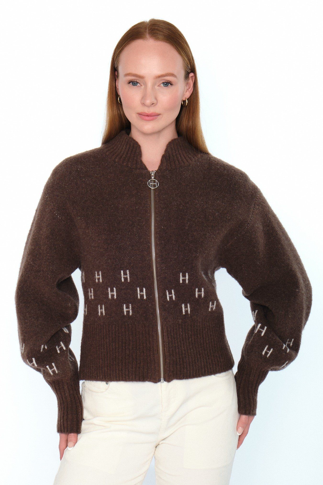 Märtha Short Jacket Dark Earth