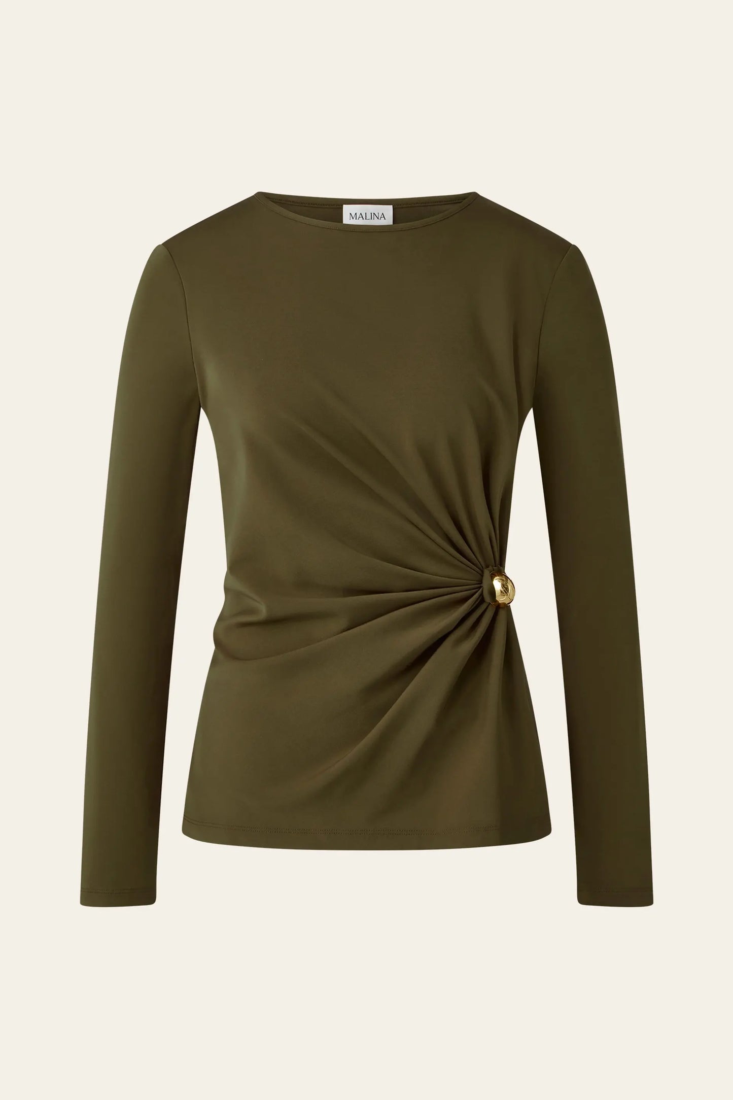 Mailey Jersey Brooch Long Sleeve