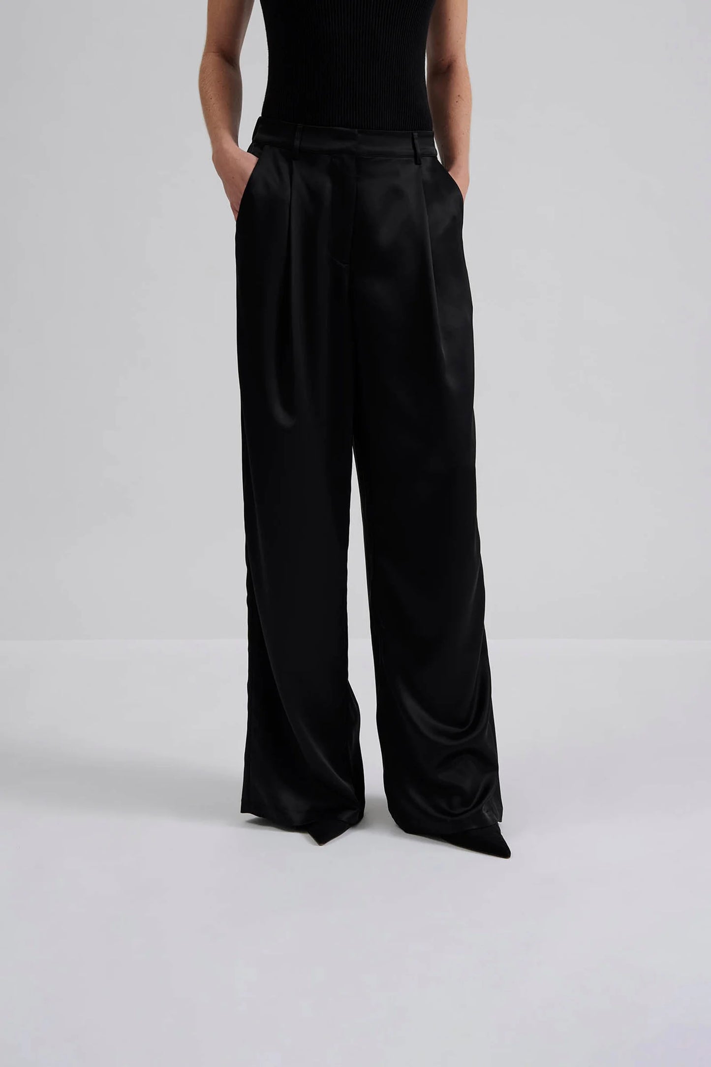 Sarah elastic waist trousers