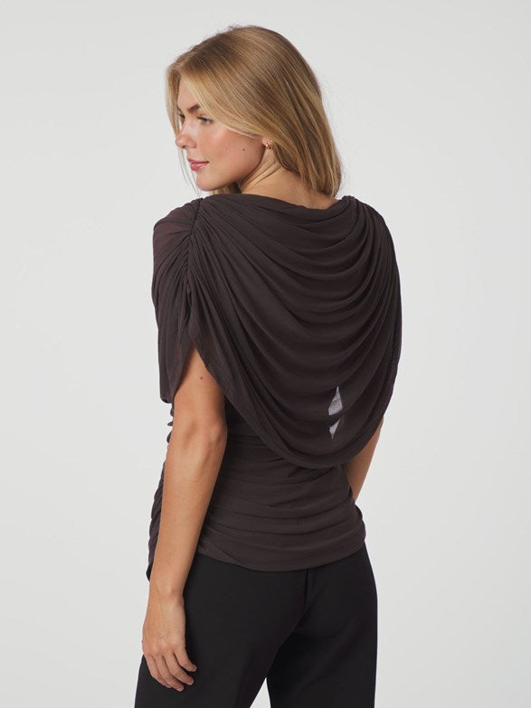 Cottuna Drapy Mesh Top