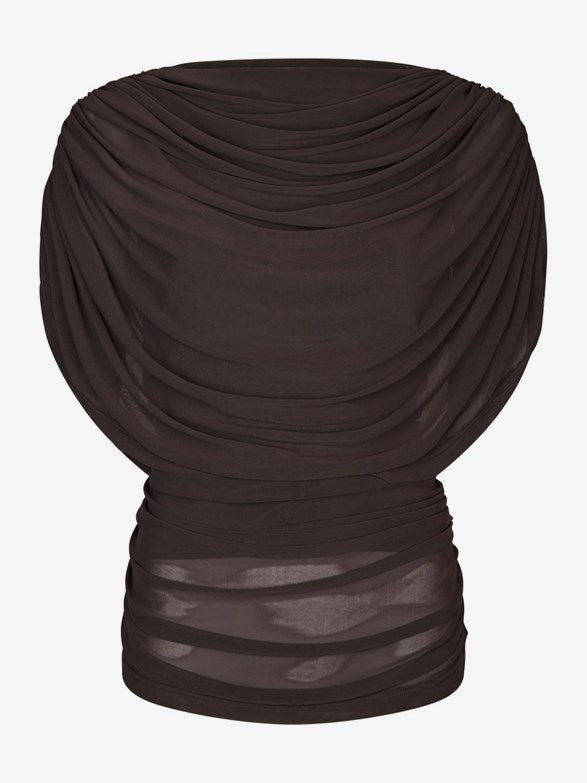 Cottuna Drapy Mesh Top