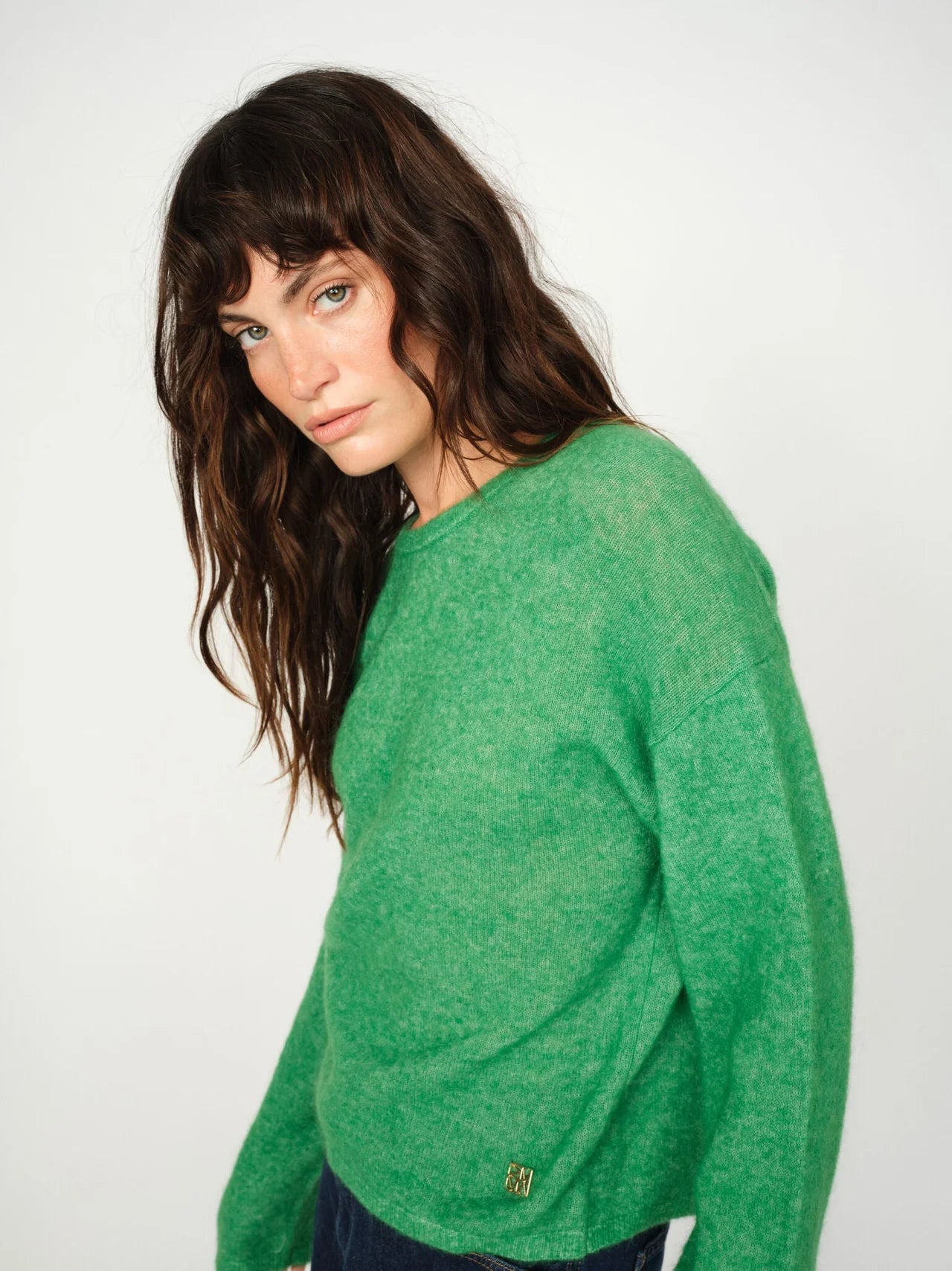 MMMape O-Neck Stickade Tröja