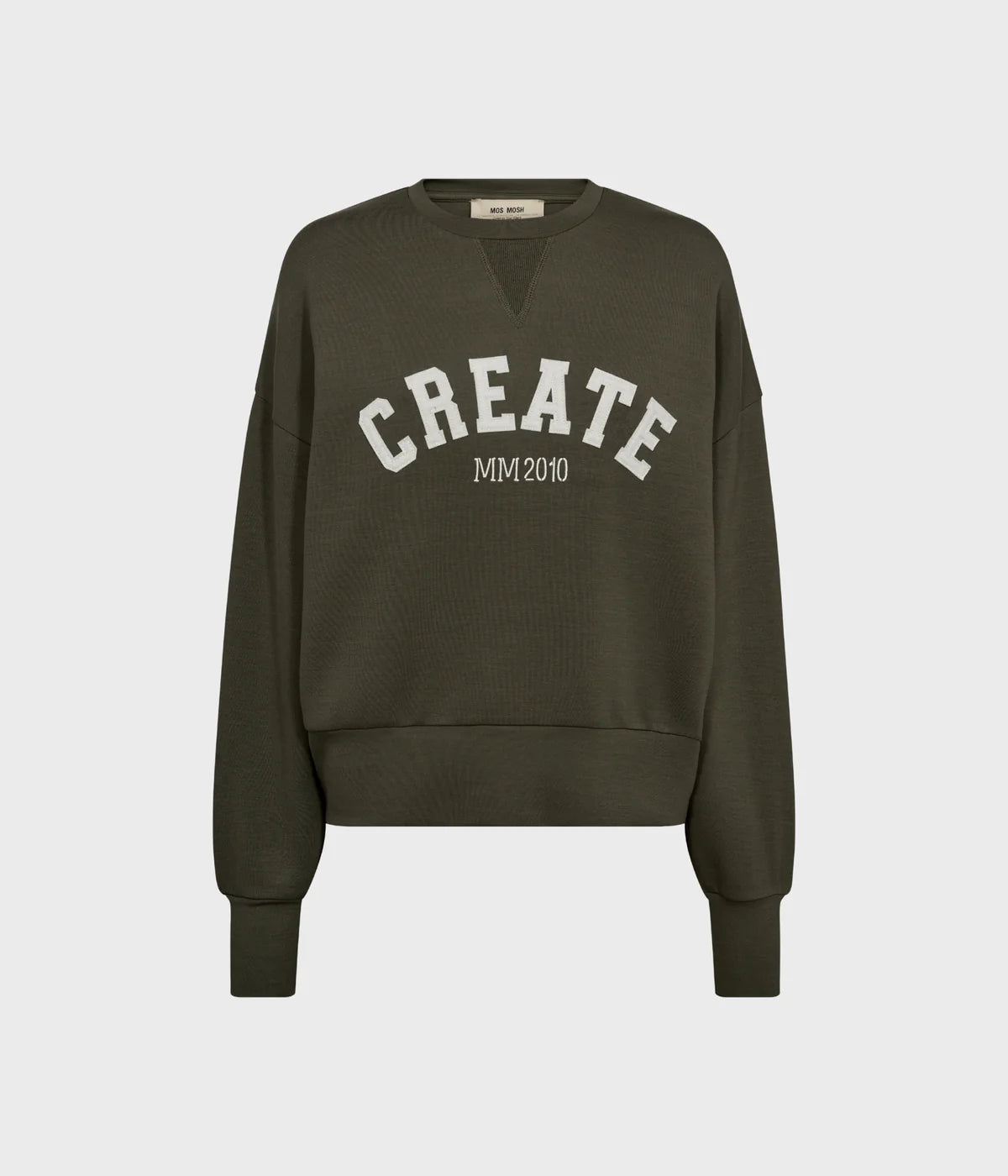 MMCELLI O-LS SWEATSHIRT. (543 OLIVE NIGHT)