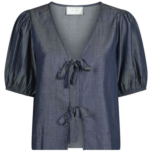 Neo Noir Bianca Chambray blouse