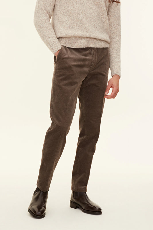 SLIM FIT CORDUROY TROUSERS