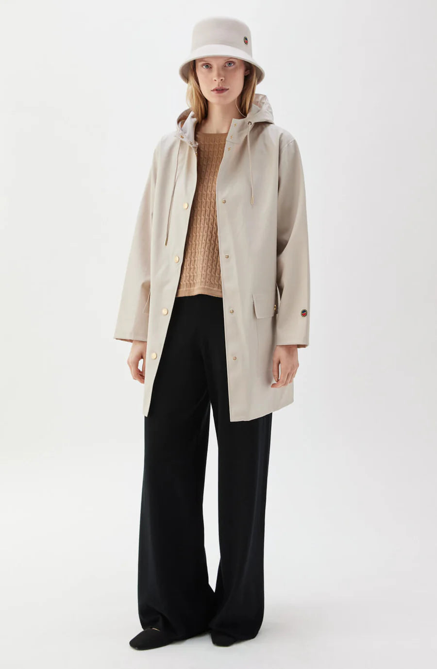 BRITTE RAINCOAT LIGHT BEIGE