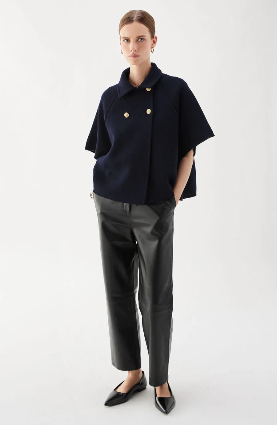 GERTRUDE CAPE ICE BLUE