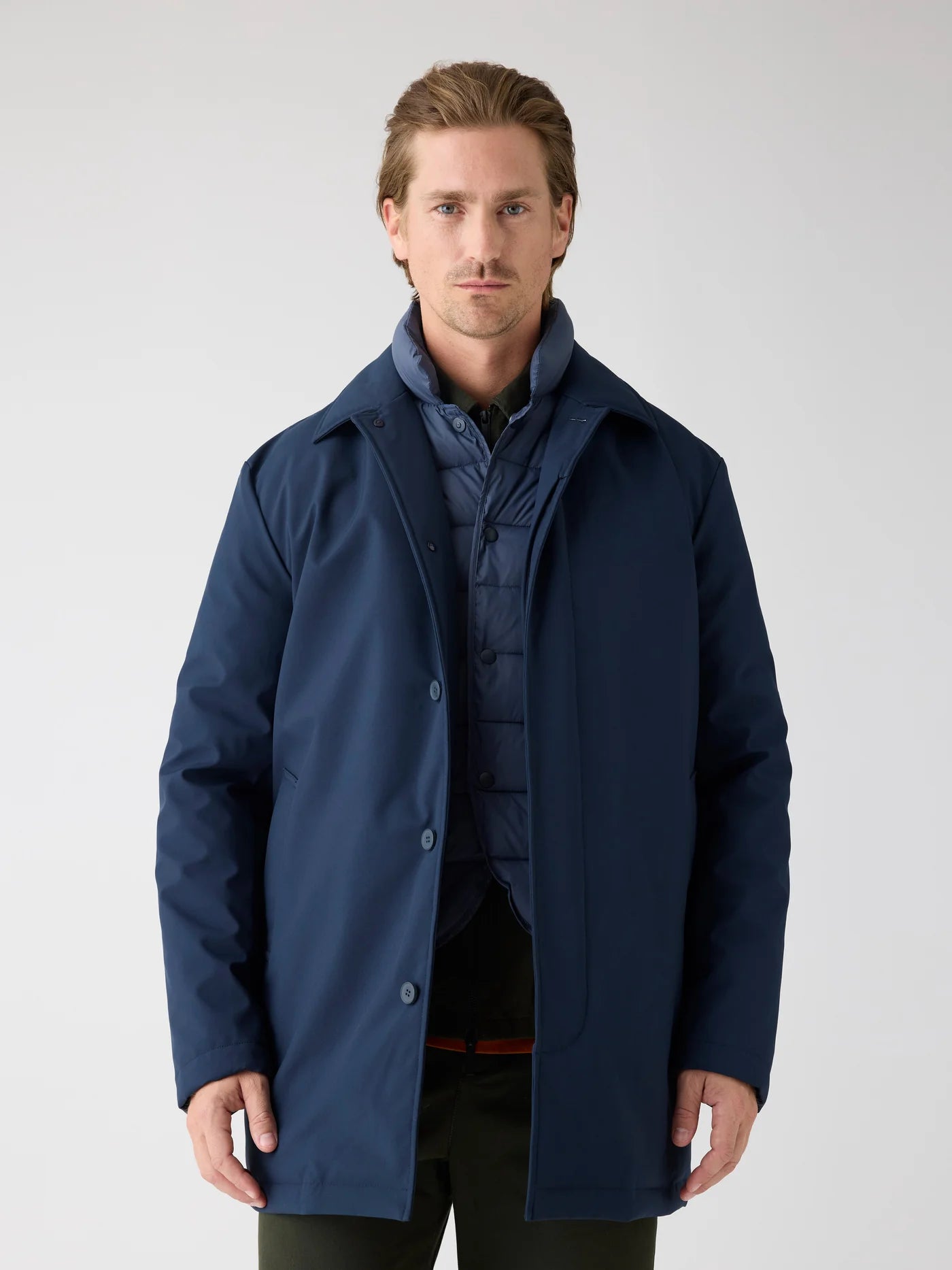 CLIMATE SHELL CARCOAT JACKET GRS