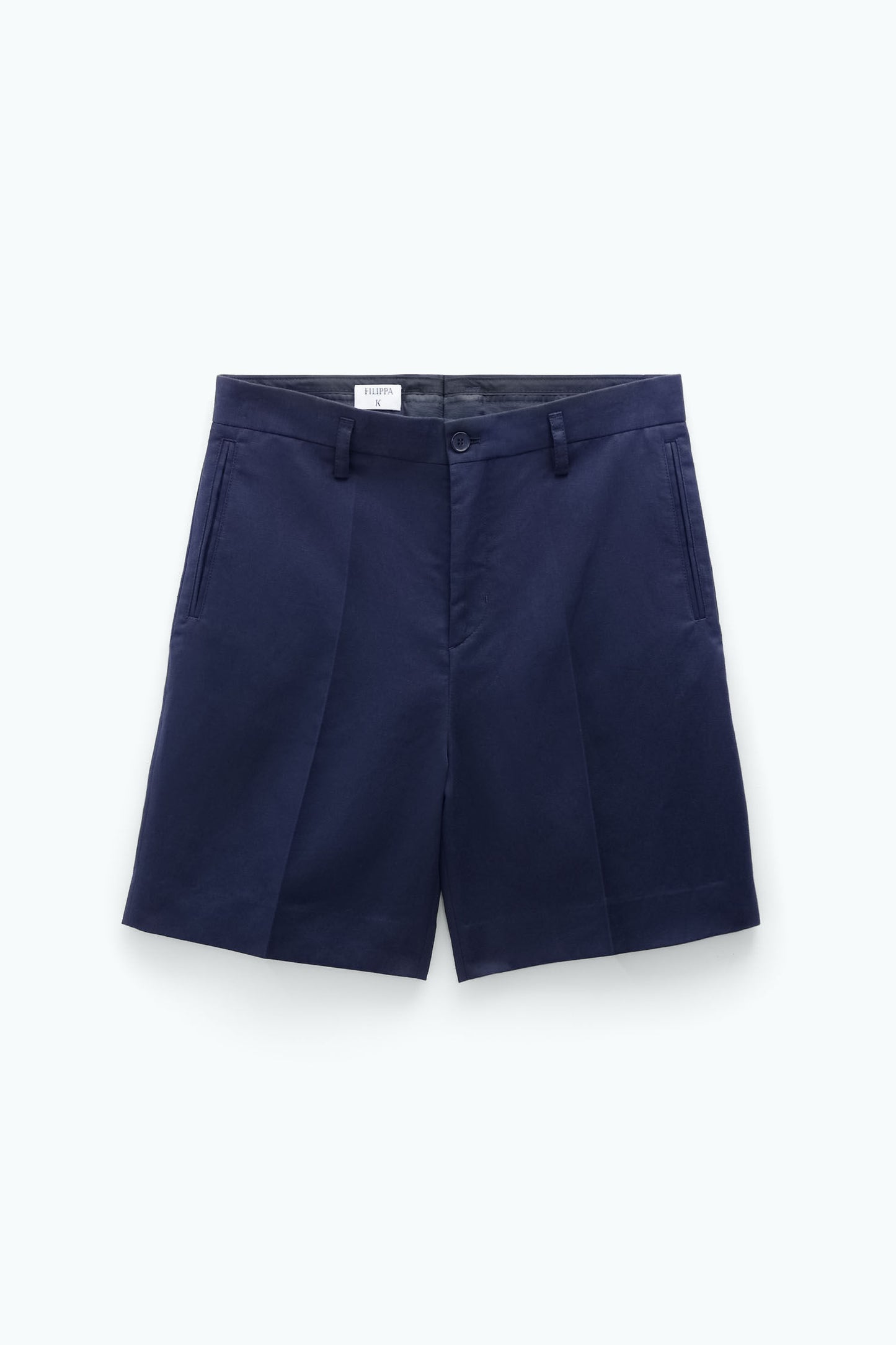 Linen Shorts Navy