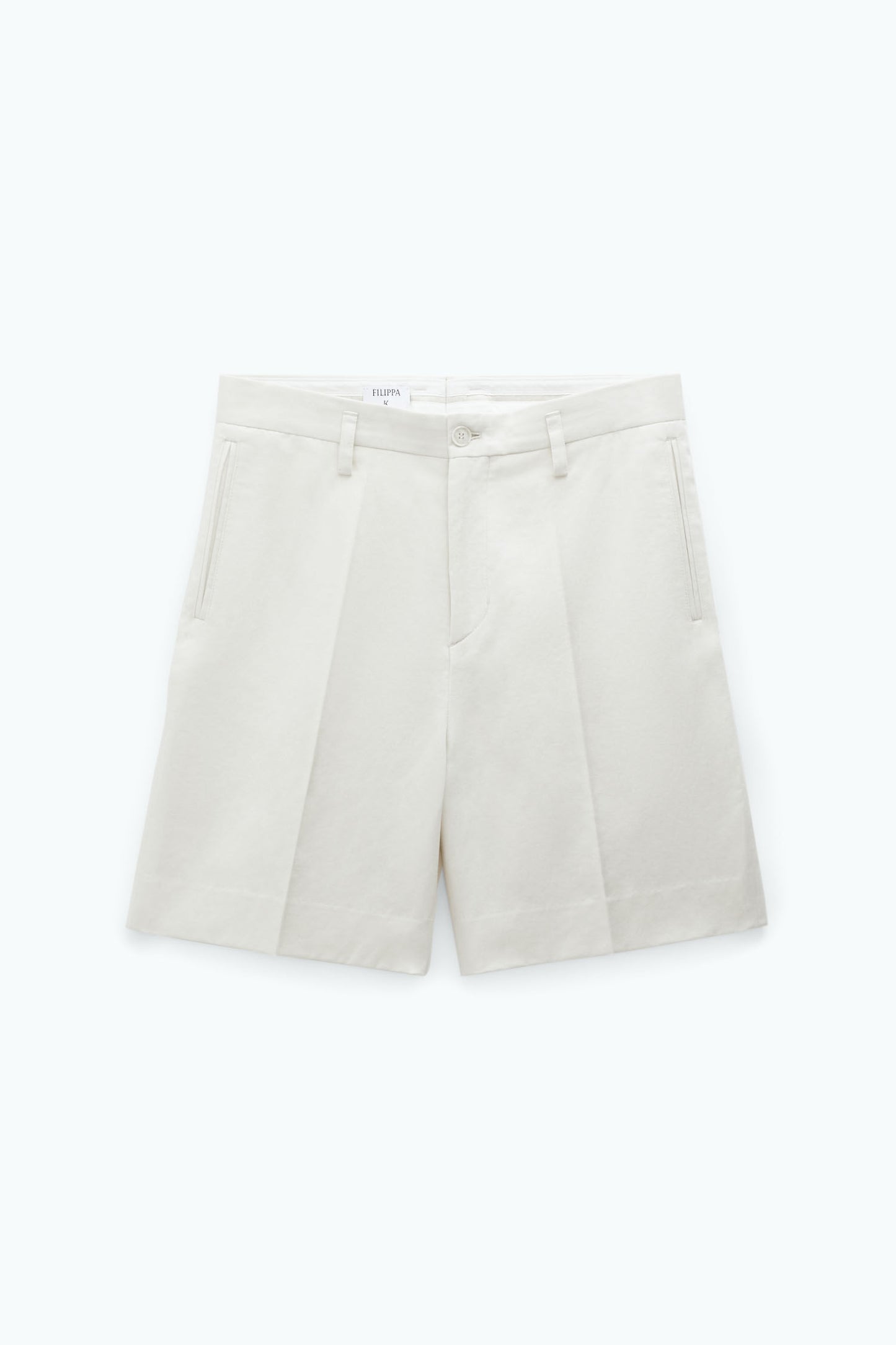 Linen Shorts Bone White